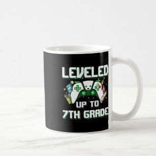 Levelled Up To 7th Grade Gamer Back To School Boys Coffee Mug