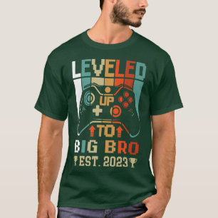 Levelled Up To Big Bro Est T-Shirt