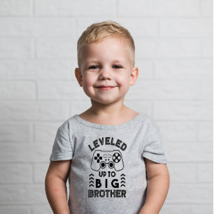 Levelled Up To Big Brother Toddler T-Shirt