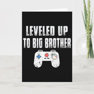 Levelled Up To Big Brother Video Game Shirt For Bo Card