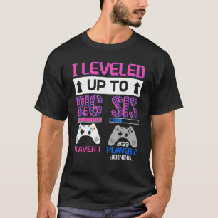 Levelled Up To Big Sister 2023 Cute I'm Going To B T-Shirt
