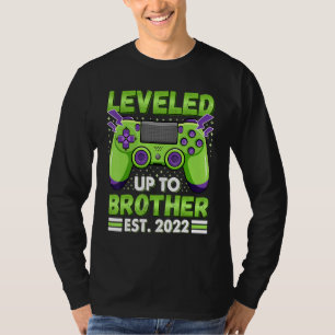 Levelled Up To Brother 2022 Promoted To Big Bro Ga T-Shirt
