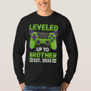 Levelled Up To Brother 2023 Promoted To Big Bro 20 T-Shirt