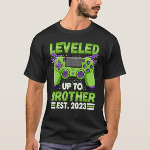Levelled Up To Brother 2023 Promoted To Big Bro 20 T-Shirt