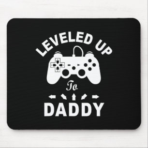 Levelled Up To Daddy Video Game Dad Mouse Pad