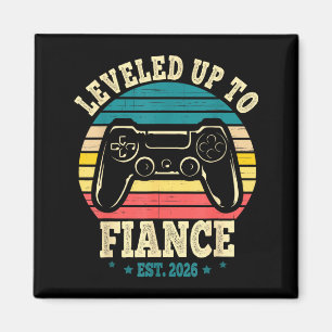Levelled Up To Fiance 2026 Future Husband Newly Magnet