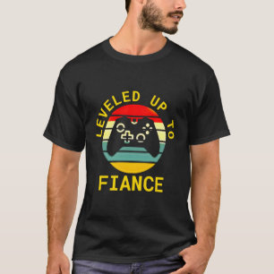 Levelled Up To Fiance Newly Ened T-Shirt
