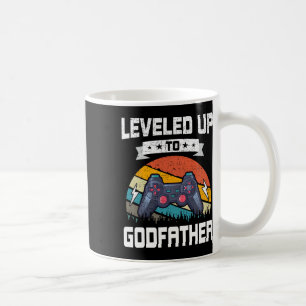 Levelled Up To Godfather Video Gamer Gaming 4 Coffee Mug