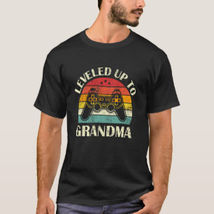 Levelled Up to Grandma Pregnancy Announcement T-Shirt