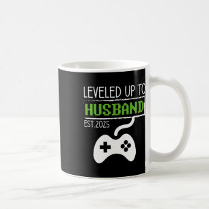 Levelled Up To Husband 2025 Video Game Funny Marri Coffee Mug