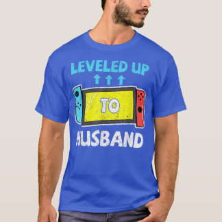 Levelled Up To Husband Newly Married Funny Video G T-Shirt