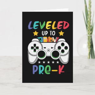 Levelled Up To Pre-K Gamer Back To School Kids Gif Card