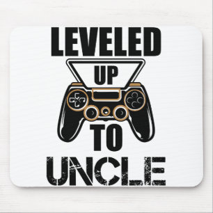 Levelled Up To Uncle New Uncle T-Shirt New Uncle Mouse Pad