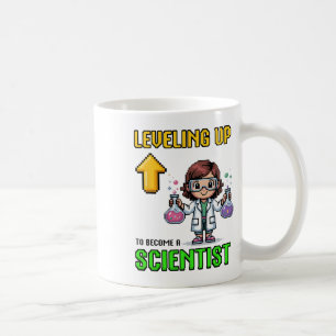 Levelling Up Scientist Ck To School Funny Gamer Gi Coffee Mug