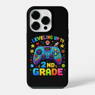 Levelling Up to 2nd Grade Back to School Gamer iPhone 14 Pro Case