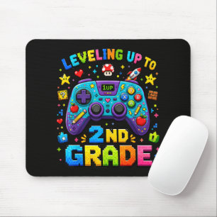 Levelling Up to 2nd Grade Back to School Gamer Mouse Pad