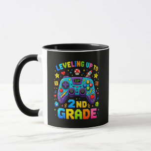 Levelling Up to 2nd Grade Back to School Gamer Mug