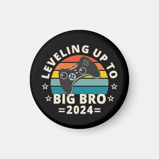 Levelling Up To Big Bro 2024 Magnet (Front)