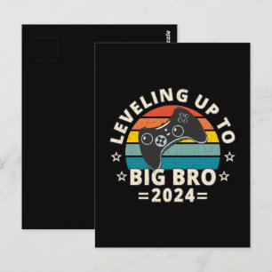 Levelling Up To Big Bro 2024 Postcard