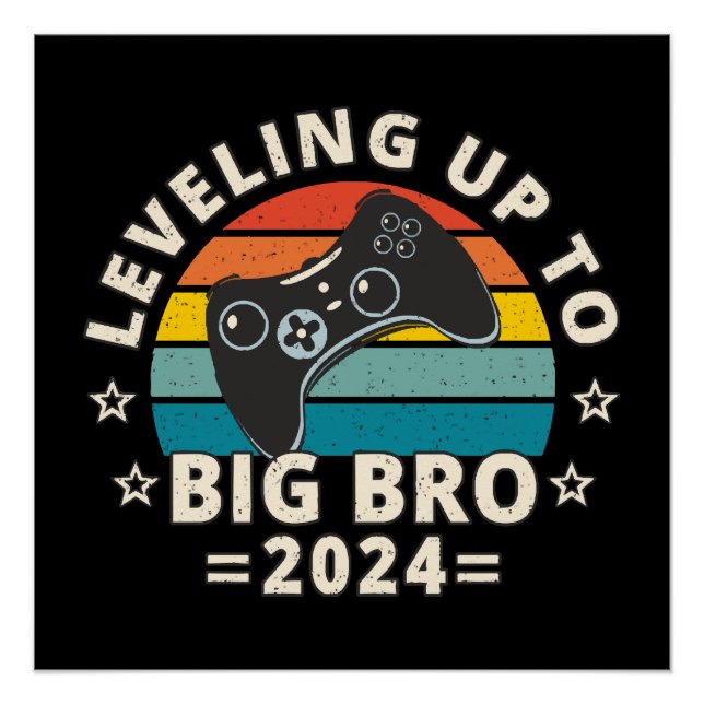 Levelling Up To Big Bro 2024 Poster (Front)