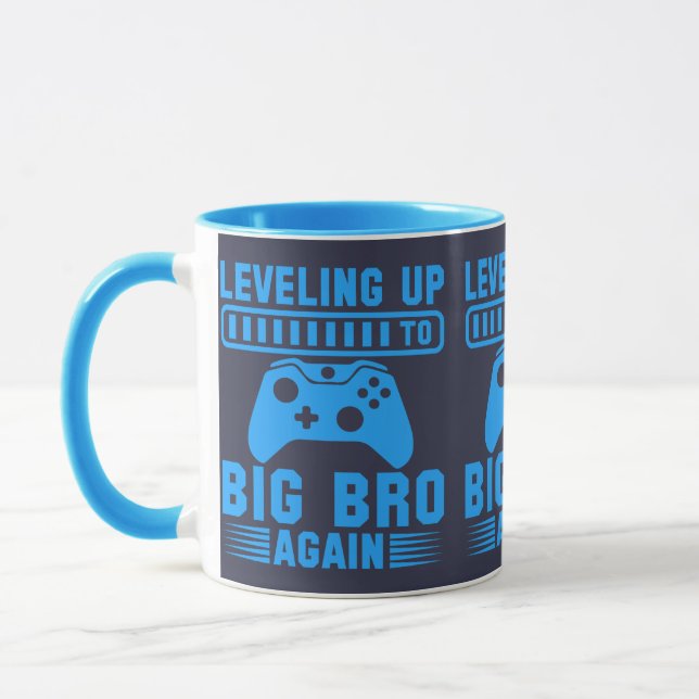 Levelling Up To Big Bro Again Mug (Left)