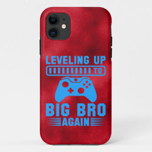 Levelling Up To Big Bro Again Red and Blue Case-Mate iPhone Case