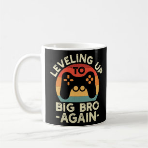 Levelling Up to Big Bro Again Retro Coffee Mug