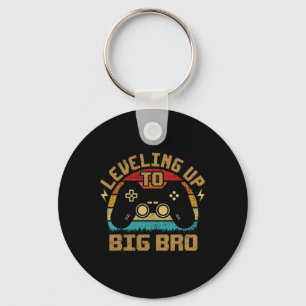 Levelling Up To Big Bro Vintage Gamer Future Broth Key Ring