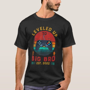 Levelling Up To Big Brother 2022  Gamer Vintage T-Shirt