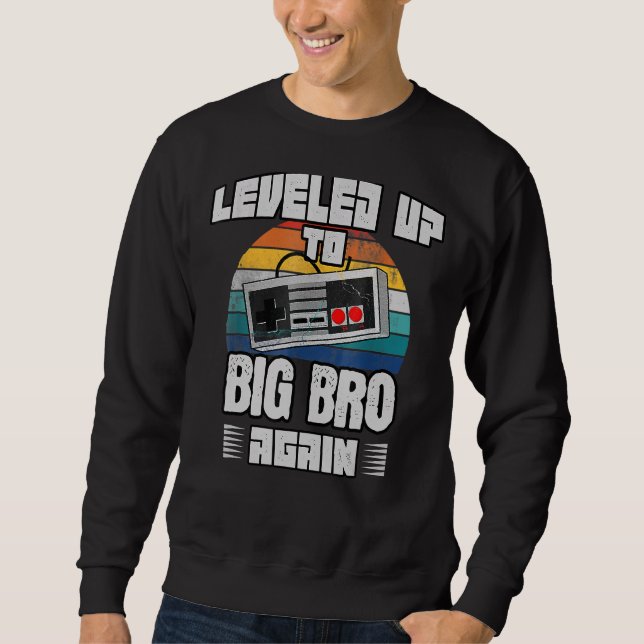 Levelling Up To Big Brother Again 2023  Brother Ga Sweatshirt (Front)