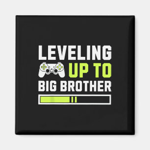 Levelling Up To Big Brother - Funny Gamer For Men  Magnet