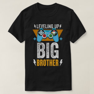Levelling up to Big Brother funny gamer vintage T-Shirt