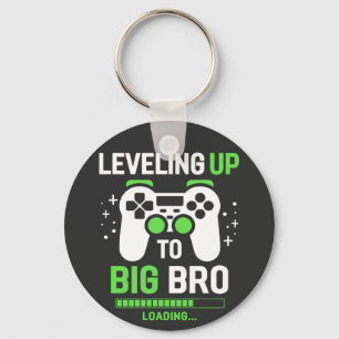 Levelling Up To Big Brother Gaming Basic Button  Key Ring