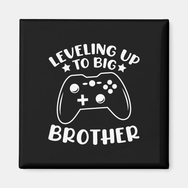 Levelling Up To Big Brother Video Game Controller  Magnet (Front)
