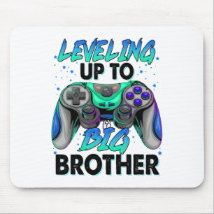 Levelling Up To Big Brother Video Game Player Game Mouse Pad