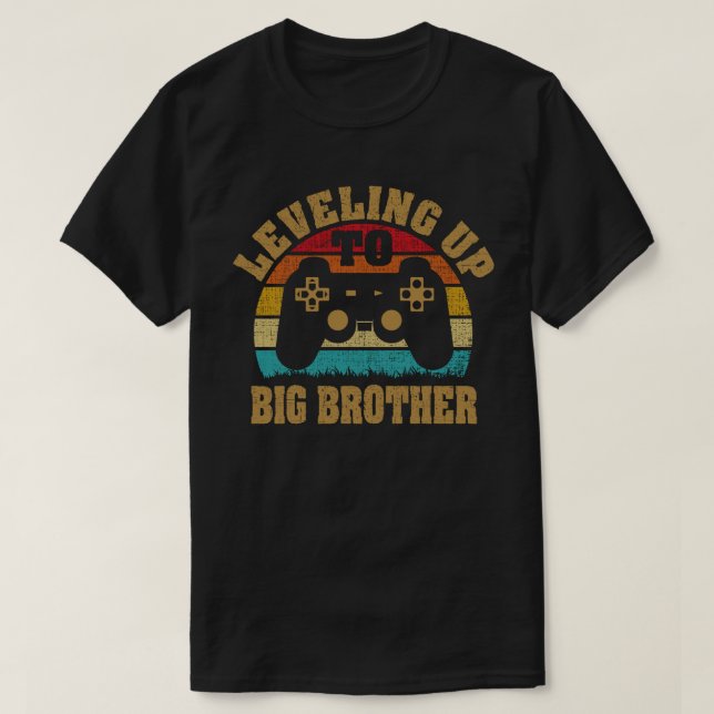 Levelling Up To Gamer Pregnancy Announcement  T-Shirt (Design Front)