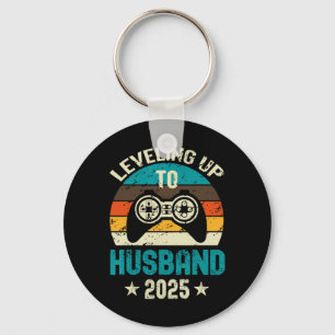 Levelling Up To Husband 2025 Future Groom Bachelor Key Ring