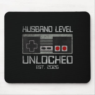Levelling Up to Husband 2026 Levelled Up Bachelor Mouse Pad