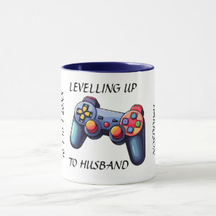 Levelling Up to Husband Newlywed Groom Gift Mug