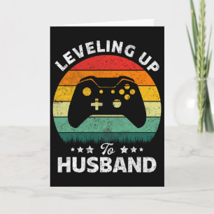 Levelling Up To Husbynd Gift Engagement For Video  Card