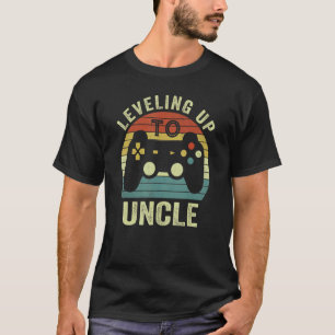 Levelling Up To Uncle Est 2023 Promoted To Uncle E T-Shirt