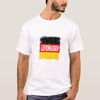 Leverkusen - Germany With German Flag T-Shirt