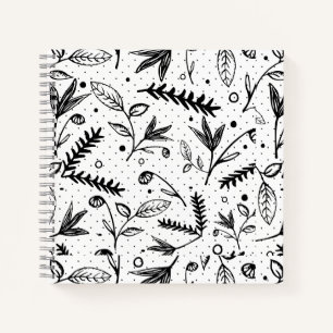 leves pattern notebook