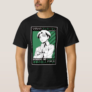 Levi Ackerman Attack On Titann design T-Shirt