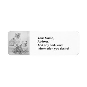 Levi and Bella Return Address Label