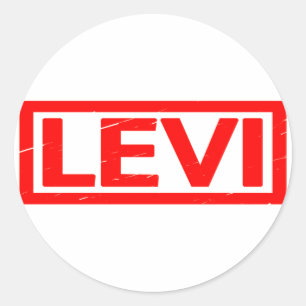 Levi Stamp Classic Round Sticker