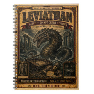 Leviathan, Vintage Circus Monster Notebook