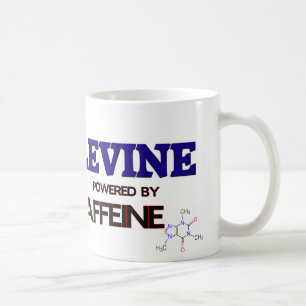 Levine powered by caffeine coffee mug