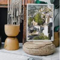 Levissihan Kayakoy Historical Hillside Houses Art