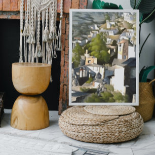 Levissihan Kayakoy Historical Hillside Houses Art Poster